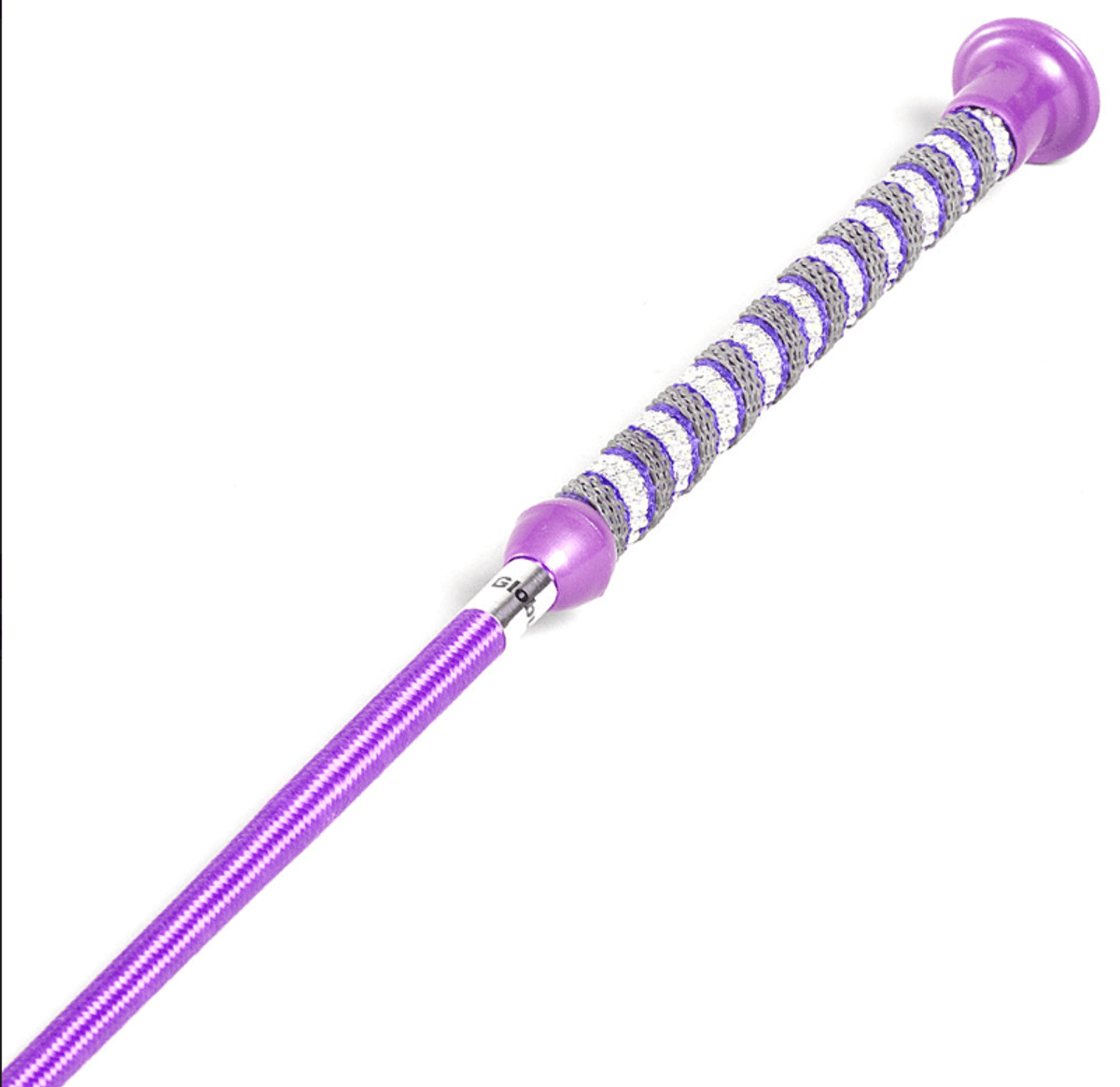 Dressurpisk antislip med krystaller