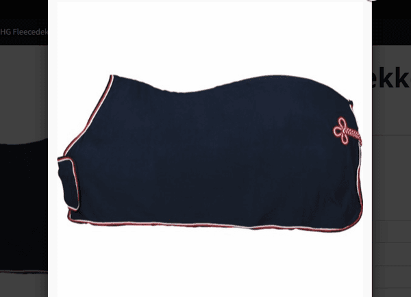 Hovedbilde HG fleecedekken m/fremre ...