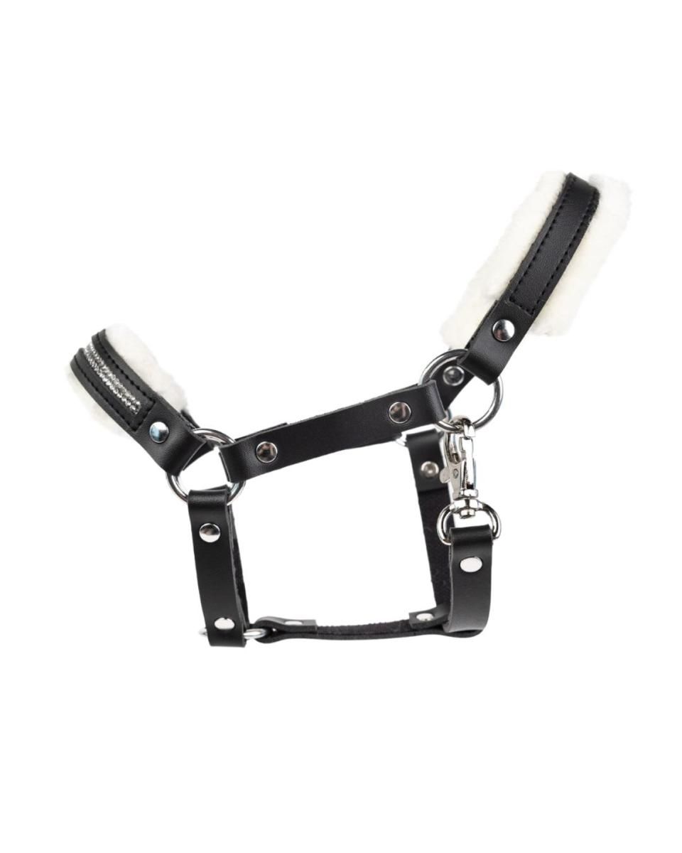 Grime til kjepphest, plysj og blanke stener