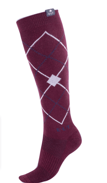 Hovedbilde ELT ridestrømpe burgunder