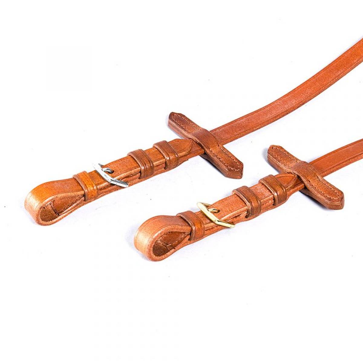 Glatte gummitøyler med nylonkjerne SVART